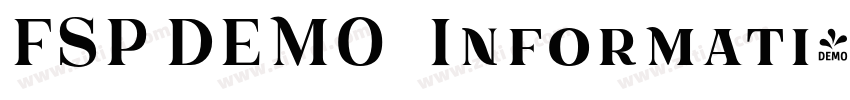 FSP DEMO   Informati字体转换